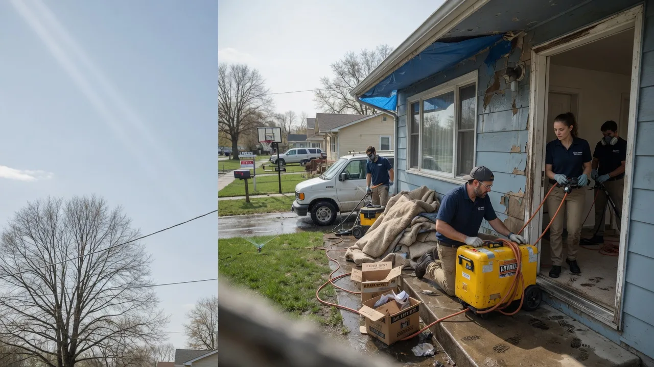 Basement Flood Cleanup in Milesville, SD near me
